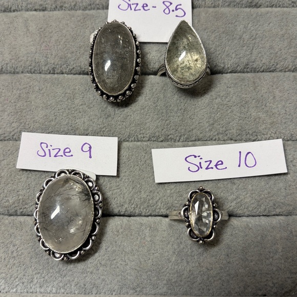 Various Quartz Rings - Picture 3 of 3